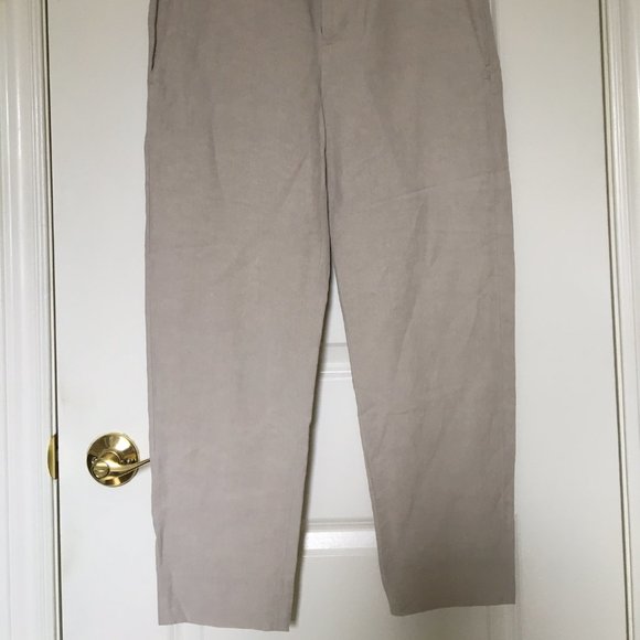Beige linen-mix pant by Vince, s2 - Picture 2 of 10